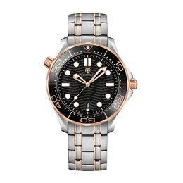 AAA clássico relógio de negócios masculino relógio designer relógio safira vidro 42mm banda de aço inoxidável profundo relógio de luxo à prova d'água com caixa de pulseira de borracha