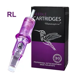 HUMMINGBIRD Tattoo Cartridge Needles 20PcsLot Box RL Professional Tattoo Needles Cartridge for Body Artist aiguille tatouage 230626