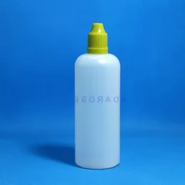 120ML 100 Pcs/Lot Plastic Dropper Bottles With Child Proof safety Caps & Long nipples For Liquid Unjmh