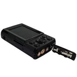 Connectors Mini Cam Recording Antishake Digital Camera Home 2,4 tum Display Zoom Dålig inhemsk Dazzling Flash Portable Shooting 16MP