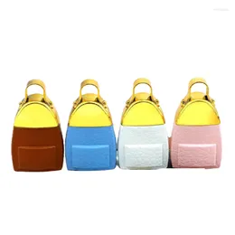 Butelki do przechowywania 30 ml Kreatywne kolorowe grube szklane perfum butelki przenośny plecak kształt kosmetyczny do napełniania próbki fiolki 10pcs