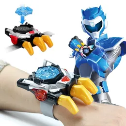 Transformation Toys Robots Mini Force Transformation Super Dinosaur Power Zabawa z dźwiękiem i światłem miniforce x animacja symulacyjna przywołanie mini agent zabawka 230625