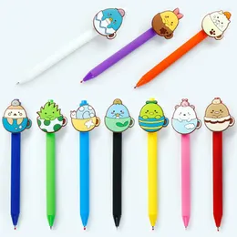 Canetas de gel de anime de desenhos animados Sumikko Gurashi fofas de 0,5 mm para materiais escolares, artigos de papelaria Kawaii