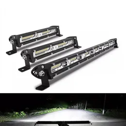 LED Çalışma Işığı 20 inç 180 w Ultra-ince Tek Sıralı LED Işık Çubuğu Off-road Araba SUV Kamyonlar Traktör Sis Farları 12 V/24 V Spot Taşkın Işık Çubuğu su geçirmez