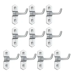 Toalha de cozinha ganchos Dreld 10pcs 50mm Ferramenta pendurada gancho de gancho de metal rack loj