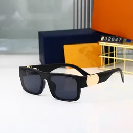 남자를위한 럭셔리 타원형 선글라스 디자이너 여름 음영 편광 안경 블랙 빈티지 대형 태양 안경 여성 남성 선글래스 상자 32047
