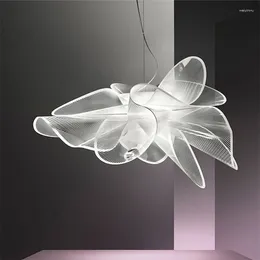 Lampade a sospensione Lights 2023 Nordic Modern LED Bianco Apparecchi decorativi creativi per soggiorno Illuminazione da pranzo Decorazione