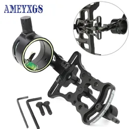 Yay Ok Okçuluk Tek İğne Sight 0.019 Optik Fiber Pin Bileşik Yay Sling Shot Çekim Amacı Açık Avcılık Sporları için AksesuarlarHKD230626