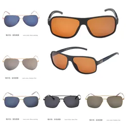 Gafas de sol de diseñador Moda de lujo para hombre, gafas de sol para mujer, nuevas gafas de sol cuadradas para exteriores, gafas de sol de ocio, coloridas gafas clásicas minimalistas con montura de metal