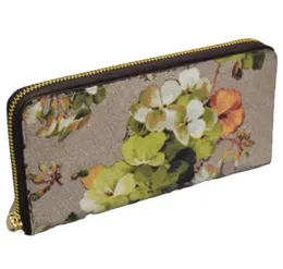 Original Designers g Wallets old flower Purses Fashion Long Zippy Wallet Classic Zipper Pocket Pallas cluth evening Bag Zip Coin Purse with Box Exotic Wallets h