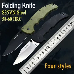 Охотничьи ножи для кемпинга RECON 1 Sharp S35VN Blade G10 Handle Outdoor Tactical Hunting Survival EDC Tool Карманный складной нож Кемпинг Военные ножиHKD230626