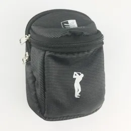 Golf Bags 1pcs golf bag Mini Holder Waist Bag With Hook nylon can hold 6 golf balls Outdoor Sports Golfer's Gift pack Economic small 230625