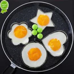 New 1pcs Fried Egg Cooker Mold Stainless Steel Frying Egg Pancake Ring Mold Mould Egg Shaper Cooking Tools Kitchen Gadgets