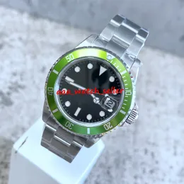 5 styles Bp factory vintage luxury mens watches 40mm kermit 16610 16613 aluminium bezel automatic movement stainless steel bracelet sapphire sport wristwatches