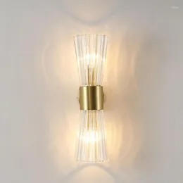 Wandleuchte Moderne Lichter Wandleuchte Nordic Schlafzimmer Glas Dekor Indoor Hause Beleuchtung für Wohnzimmer Loft Bett Seite Spiegel Leuchte