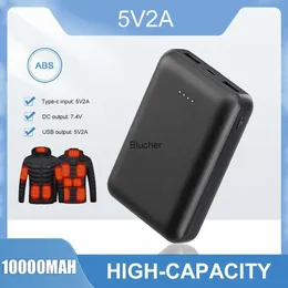 Cell Phone Power Banks Power Bank 10000mAh Portable Charging Mobile Phone External Battery 5V 2A Fast Heating Vest Jacket Electric Heating Equipment C230626