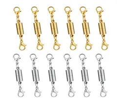 Neue silbervergoldete magnetische Magnet-Halsketten-Armband-Verschlüsse, zylinderförmige Verschlüsse für Halskette, Armband, Schmuck, DIY, Qual9251139