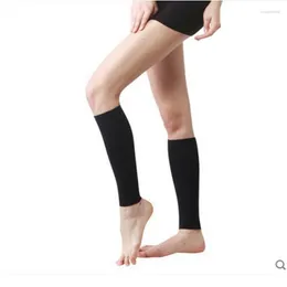 Meias femininas leggings perna elástico pressão compressão esportes proteger pele negra náilon