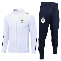2023 algeria Mens Tracksuits Sets Soccer Training Suits adult winter football Tracksuit set kits sports full zipper jackets and pants sportswear Suits kits