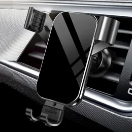 Suporte de telefone para carro CMAOS para saída de ar do carro/slot de CD Suporte para telefone para iPhone Samsung Suporte para celular com gravidade de metal