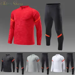 Jackets Adult & Kid Polyester Half Zipper Sportswear Jacket Sets Men Running Jackets Child Sports Tracksuit Futbol Training Uniforms