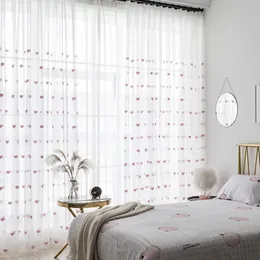 Cortinas Crianças modernas desenho animado 3D CORA CORATINAS TULEL para meninas Quarto Curta