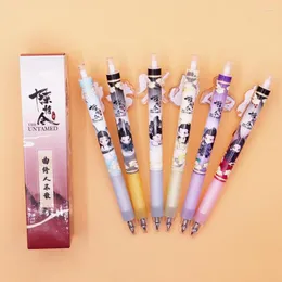 1Pc 2023 The Untamed Chen Qing Ling Gel Pen We Wuxian Lan Wangji Q Version Character Acrylic Black 0.5mm