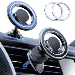 磁気車の電話ホルダーは、iPhoneのためのマグサフェ携帯電話マウントと互換性があります13 Pro Max Mini Magnetic Car Air Vent Clipスタンド