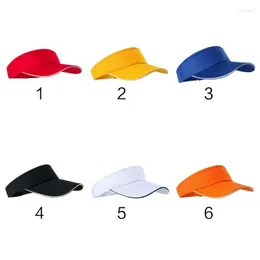 Ball Caps 2XPC 6 Colors Unisex Summer Cotton Empty Open Top Baseball Cap Solid Color UV Protect