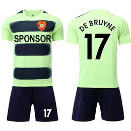 Andra sportvaror 023 Snabbt torrt sportkläder Anpassad träning Soccer Training Men's Jersey Football Shirt Set Kids 230626