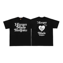 2023 Love Girls Dont Cry Letter Printed HUMAN MADE Mens T-Shirts 100% Cotton Comfortable Fabric Short Sleeved T shirt for Men Women S-2XL Japan Tide Brand Tee