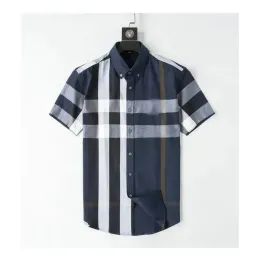 디자이너 남성 셔츠 티셔츠 캐주얼 폴로 패션 브랜드 셔츠 봄 여름 옷깃 반팔 격자 무늬 한 줄 버튼 편안하고 통기성이 좋은 남성 셔츠 의류 cp