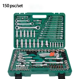Ящик для инструментов Инструменты для ремонта автомобиля 14-дюймовый набор торцевых ключей с трещоткой Комбинированный набор смешанной упаковки 230626