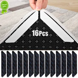 New 4/8/16pcs Reusable Carpet Non-slip Sticker Self-Adhesive Corners Edges Gripper Pads Bathroom Carpet Floor Mat Rug Fixed Stickers