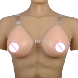 Breast Form Shoulder strap 500g 600g 800g fake breasts silicone cancer breast prosthesis false boobs for mastectomy crossdresser shemale use 230626