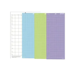 Suprimentos 4Color Repolor Cutting Mat Mat Borracha Pad com Medição Grid 12*24 polegadas Adequadas para Silhouette Cricut/Cameo Plotter