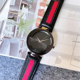 Мода полный бренд наручные часы женщины дамы стиль роскошь с логотипом кожаный ремешок кварцевые часы G 137