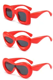 3шт модные кошачий глаз + квадратные завышенные солнцезащитные очки для женщин сексуальные солнцезащитные очки для губ толстая оправа цельные очки для фестивальной вечеринки