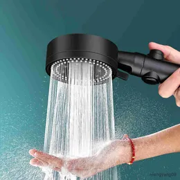 Bathroom Shower Heads High-Pressure Shower Head Multi-Functional Held Sprinkler Modes Hydro Shower Head With Pause Switch R230627