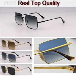 Güneş gözlüğü vintage moda metal tasarımcısı kare unisex stil klasik metal marka tasarım güneş gözlükleri oculos de sol gafas en kaliteli 54mm lens 1969 raies ban sds11