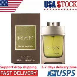 Срок доставки 3-6 дней в США, мужские духи Man Wood Essence, EDP, спрей для тела с запахом дерева, хороший запах, одеколон для мужчин