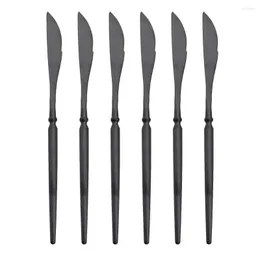 Geschirr-Sets, 6-teiliges Abendessen-Messer-Set, 304 Edelstahl, Steak, kreatives Cutlrty-Besteck, westliches Besteck, Küchenzubehör