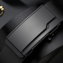 Luxury Mens Belt Designer äkta läderbälten Automatisk spänne med klassiska mäns bälten, avslappnad och affärs formella bälten gåva för män