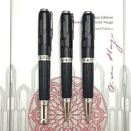 2023 Limited Writers Edition Victor Hugo Signature Rollerball Pen Ballpoint Pens With Statue Cap Office Writing Stationery 5816/8600