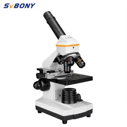 Telescope Binoculars SVBONY SV601 HD Professional 1600X PORTAB Biologisk Ectronic Scientific Experiment Observation Biologiskt mikroskop HKD230627