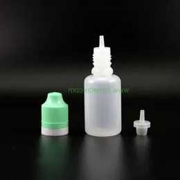 100pcs 20 ml plastikowe butelki z plastikową ldpe z manipulacją widoczne dziecięce dowód na podwójne bezpieczeństwo Złodziej Safe i sutki Rixce