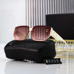 9309 fashion sunglasses toswrdpar glasses sunglasses designer men's ladies brown case black dark 50mm