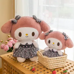 Atacado tamanho grande Kuromi Melody boneca de brinquedo de pelúcia almofada para decoração de quarto de presente para crianças