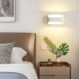 Lampy ścienne Nordic LED kamienna lampa Abajur Light Home Deco obok sypialni