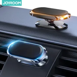 Joyroom 2st mini Magnetic Car Phone Holder Upgrade 8x Magnets Metal Magnetic 360 ﾰ Rotation Telefonmontering för iPhone Xiaomi Huawei